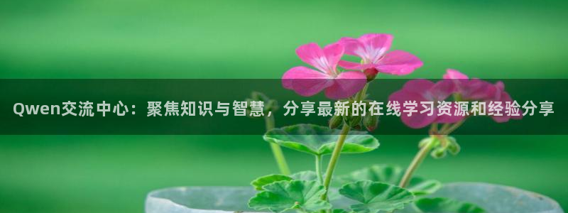 奇亿娱乐2平台注册：Qwen交流中心：聚焦知识与智慧，分享最新的在线学习资源和经
