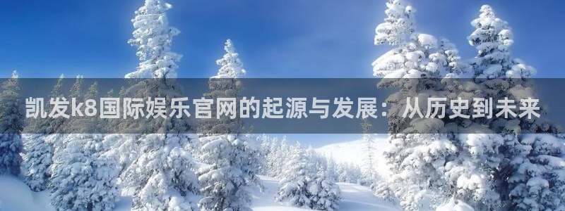 奇亿娱乐体育官网注册：凯发k8国际娱乐官网的起源与发展：从历史到未来