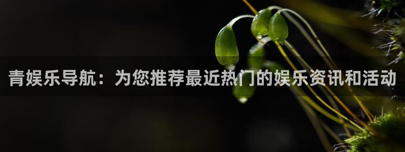 奇亿娱乐电子有限公司：青娱乐导航：为您推荐最近热门的娱乐资讯和活动